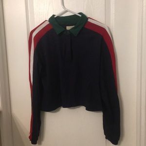 vintage cropped polo